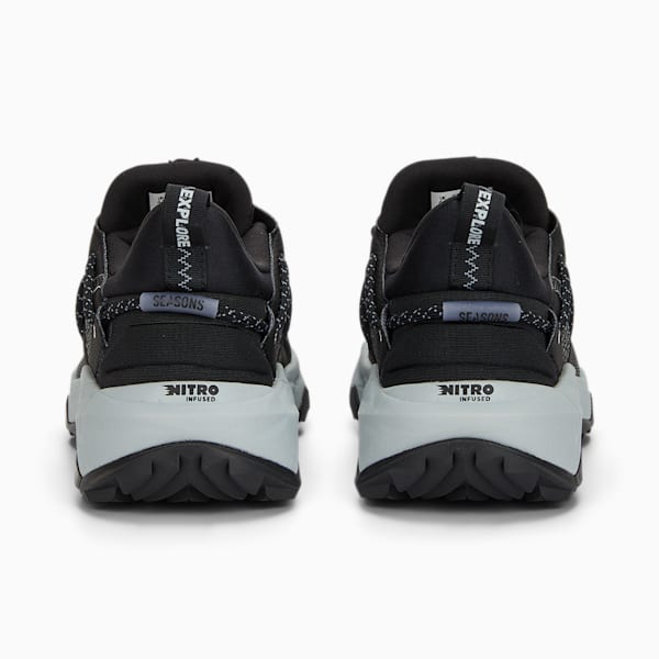 Tenis de senderismo para mujer Explore NITRO, PUMA Black-Platinum Gray, extralarge