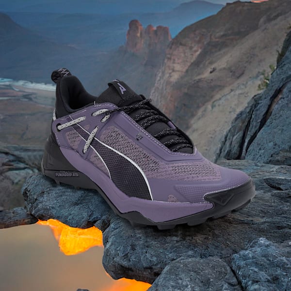 Explore NITRO™ Women's Hiking Shoes, Purple Charcoal-PUMA Black-PUMA Silver, extralarge-IND