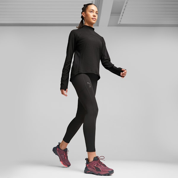 Explore NITRO Women's Hiking Shoes, Dark Jasper-PUMA Black-Fire Orchid, extralarge-GBR