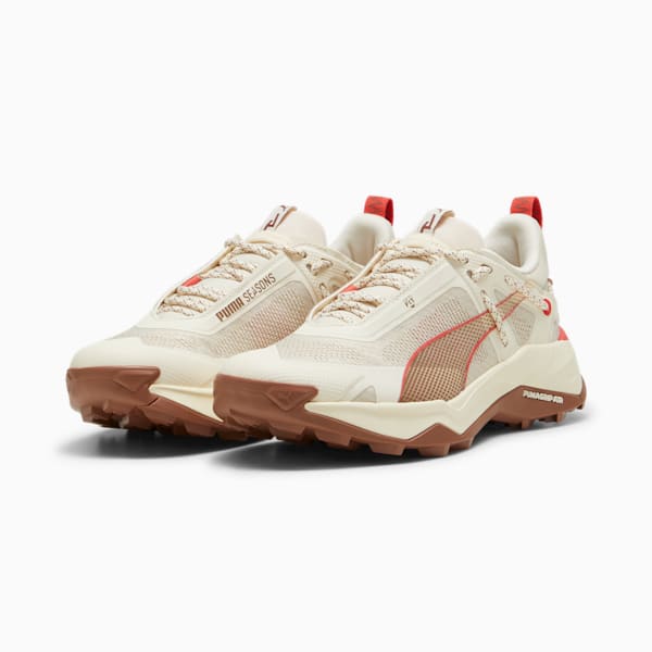 Tenis de senderismo para mujer Explore NITRO, Sugared Almond-Brown Mushroom-Active Red, extralarge