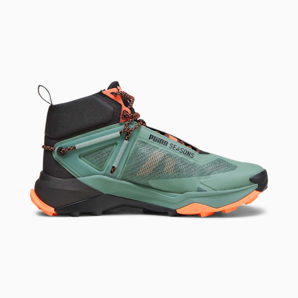 SEASONS Explore NITRO™ Mid Men's Hiking Shoes, Eucalyptus-PUMA Black-Neon Sun, extralarge