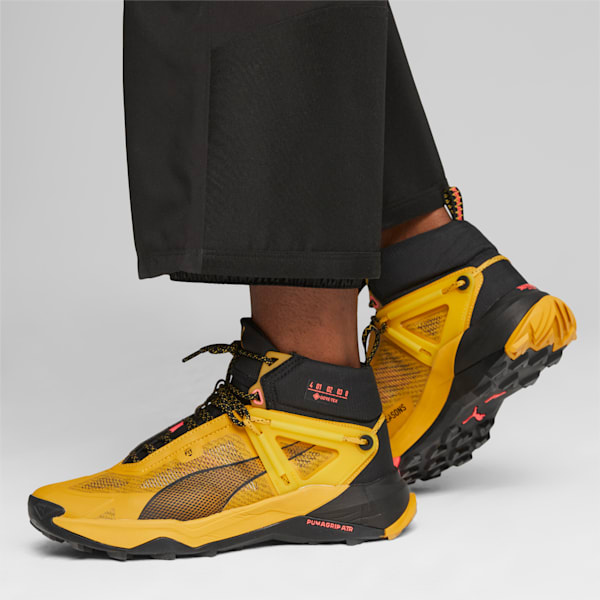 SEASONS Explore NITRO™ Mid GORE-TEX Men's Hiking Shoes, Amber-PUMA Black, extralarge
