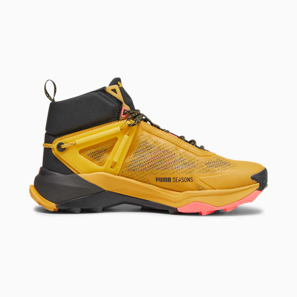 メンズ シーズンズ エクスプロア ニトロ ミッド ゴアテックス ハイキングシューズ, Amber-PUMA Black, extralarge-JPN