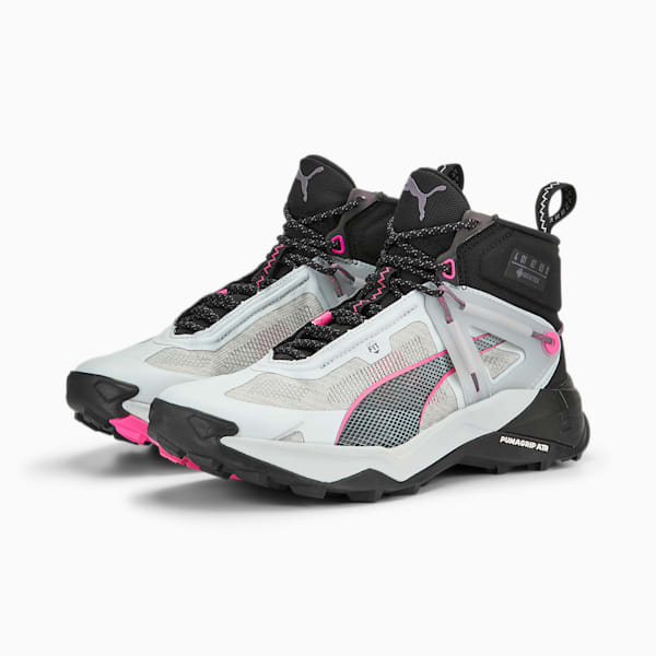 Explore NITRO™ Mid GORE-TEX Women's Hiking Shoes, Platinum Gray-PUMA Black-Ravish, extralarge-IND