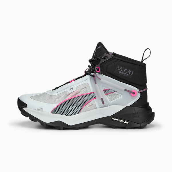 Explore NITRO™ Mid GORE-TEX Women's Hiking Shoes, Platinum Gray-PUMA Black-Ravish, extralarge-IND