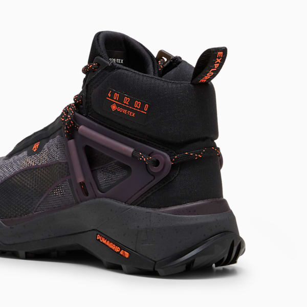 Explore NITRO Mid GORE-TEX Hiking Shoes Women, PUMA Black-Midnight Plum-Flame Flicker, extralarge