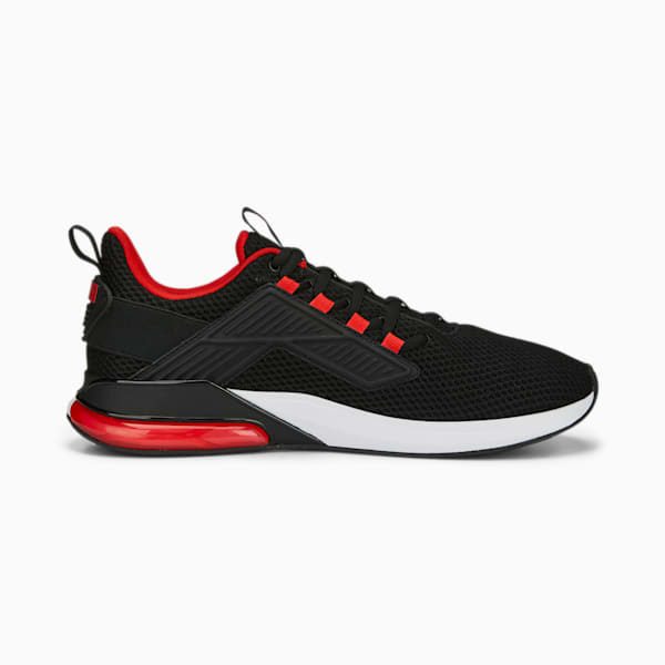 Cell Rapid Unisex Running Shoes, PUMA Black-For All Time Red-PUMA White, extralarge-IND