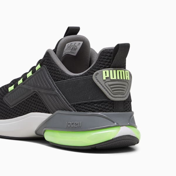 Tenis para correr Cell Rapid, PUMA Black-Cool Dark Gray-Pro Green, extralarge