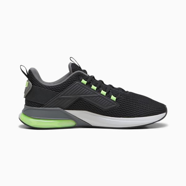 Tenis para correr Cell Rapid, PUMA Black-Cool Dark Gray-Pro Green, extralarge