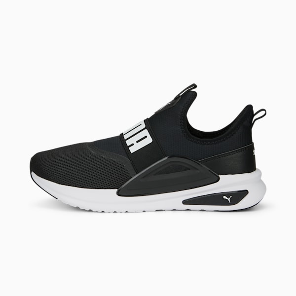 SOFTRIDE Enzo Evo Slip-On Unisex Running Shoes, PUMA Black-PUMA White, extralarge-AUS