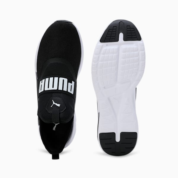 Softride Enzo Evo Slip-On Unisex Running Shoes, PUMA Black-PUMA White
