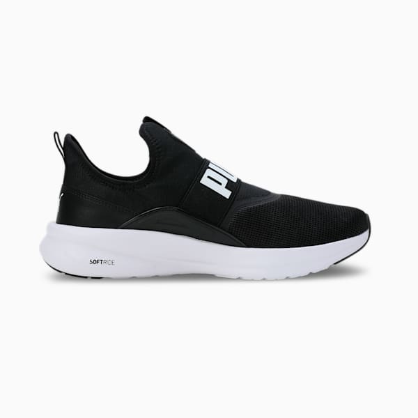 Softride Enzo Evo Slip-On Unisex Running Shoes, PUMA Black-PUMA White