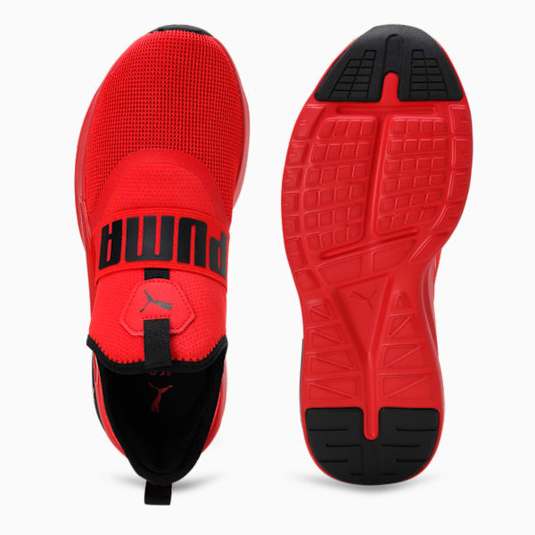 SOFTRIDE Enzo Evo Slip-On Running Shoes, For All Time Red-PUMA Black, extralarge-IND