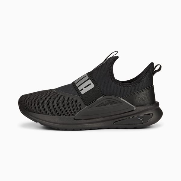 SOFTRIDE Enzo Evo Slip-On Running Shoes, PUMA Black-Cool Dark Gray, extralarge-IND