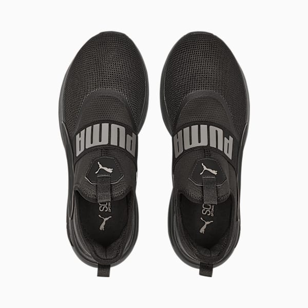 SOFTRIDE Enzo Evo Slip-On Running Shoes, PUMA Black-Cool Dark Gray, extralarge-IND