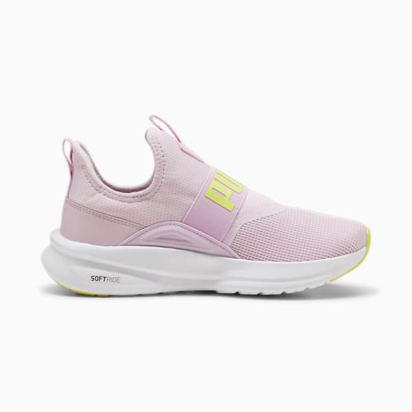 ユニセックス ソフトライド エンゾ エヴォ スリッポン ランニングシューズ, Grape Mist-Electric Lime-PUMA White, extralarge-JPN