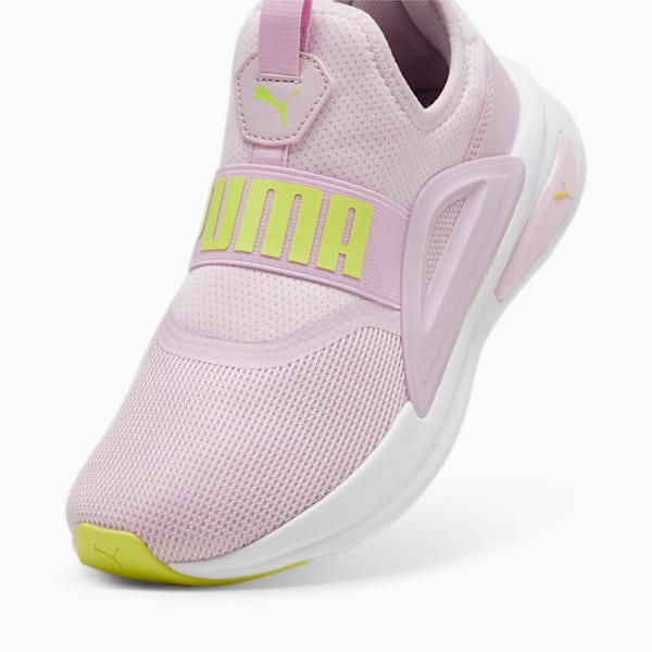 ユニセックス ソフトライド エンゾ エヴォ スリッポン ランニングシューズ, Grape Mist-Electric Lime-PUMA White, extralarge-JPN