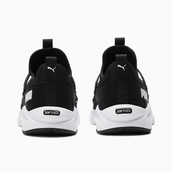 SOFTRIDE One4All Youth Running Shoes, Puma Black-Puma White, extralarge-AUS