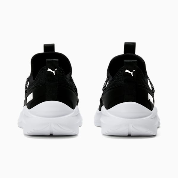 One4 All Slip On Kids' Sneakers, Puma Black-Puma White, extralarge-AUS