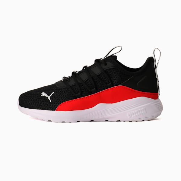 キッズ オールディ バイタル2 スニーカー 17-21cm, Puma Black-High Risk Red