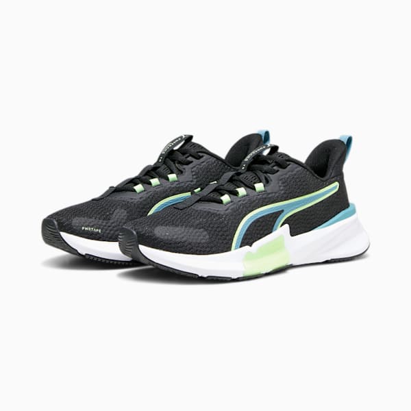 PWRFrame TR 2 Women's Training Shoes, PUMA Black-Bold Blue-Speed Green, extralarge-GBR