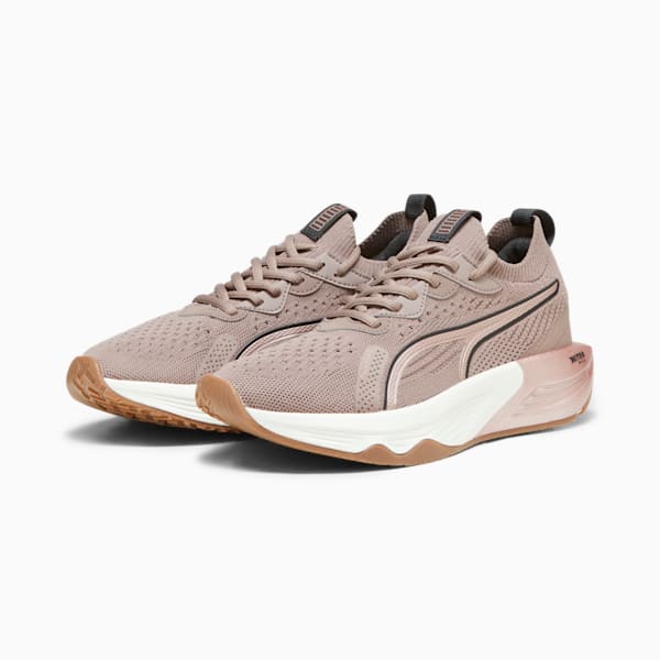 PWR XX Nitro Luxe Women's Training Shoes, Dark Clove-PUMA Black-Rose Gold, extralarge-IND