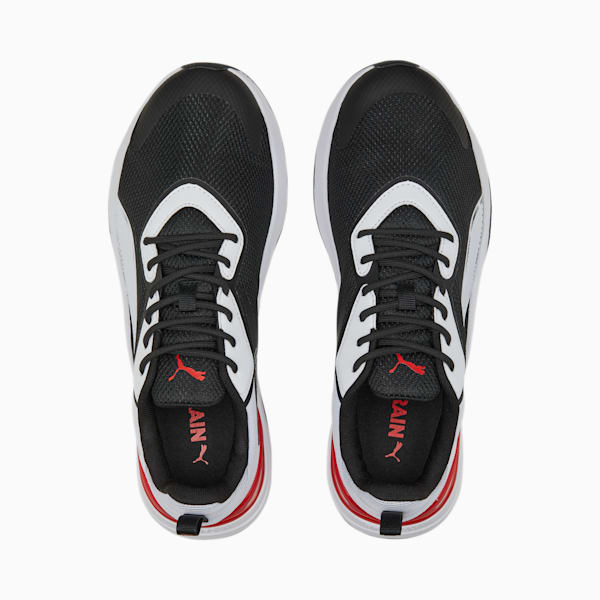 Infusion Unisex Training Shoes, PUMA Black-PUMA White-For All Time Red, extralarge-AUS