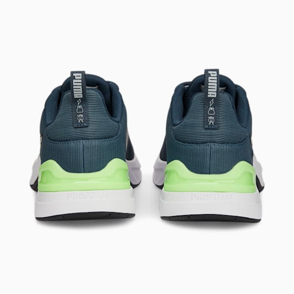 Infusion Training Shoes, Dark Night-PUMA Black-Platinum Gray-Fizzy Lime, extralarge-IND