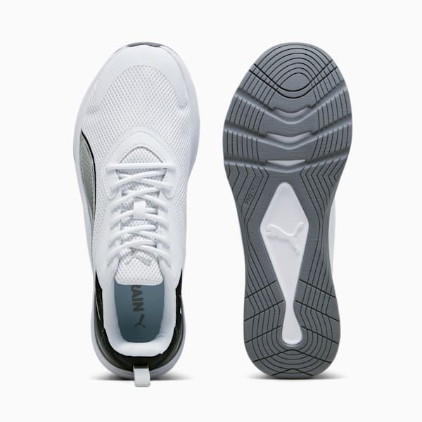 Infusion Men's Training Shoes, PUMA White-PUMA Black-Cool Dark Gray-Ash Gray, extralarge