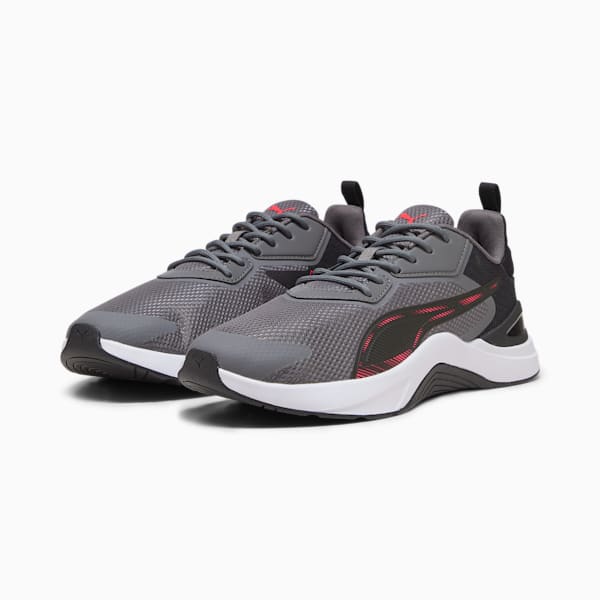 Tenis para correr Infusion, Cool Dark Gray-PUMA Black-Fire Orchid-PUMA White, extralarge