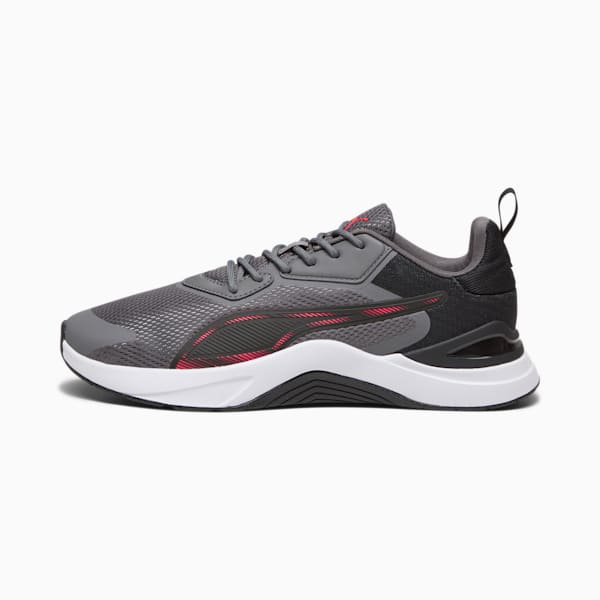 Tenis para correr Infusion, Cool Dark Gray-PUMA Black-Fire Orchid-PUMA White, extralarge