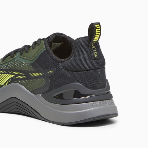Infusion Unisex Training Shoes, Myrtle-PUMA Black-Yellow Burst, extralarge-IND