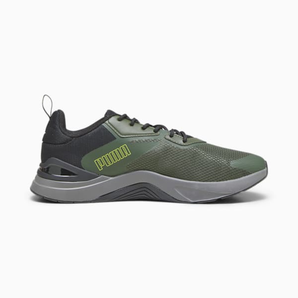 Infusion Unisex Training Shoes, Myrtle-PUMA Black-Yellow Burst, extralarge-IND