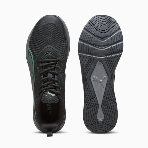 Infusion Men's Training Shoes, PUMA Black-Eucalyptus-Cool Dark Gray, extralarge