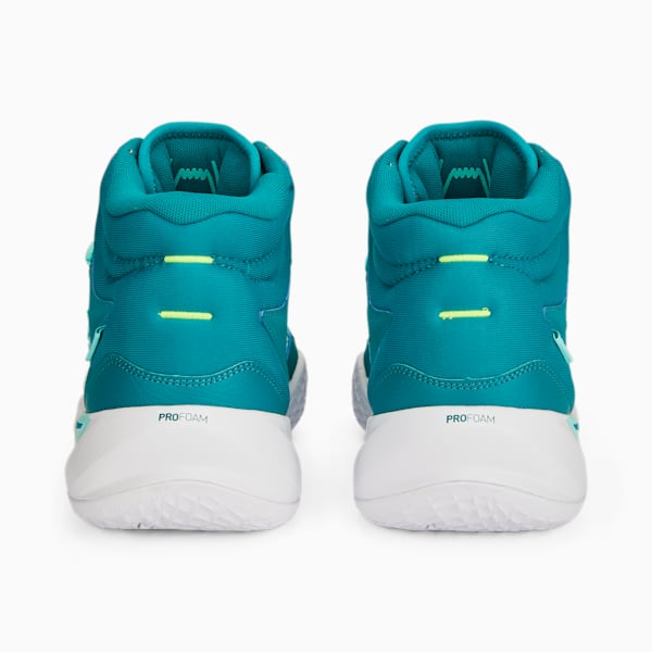 Playmaker Pro Mid Men's Sneakers, Electric Peppermint-Green Lagoon, extralarge-IND