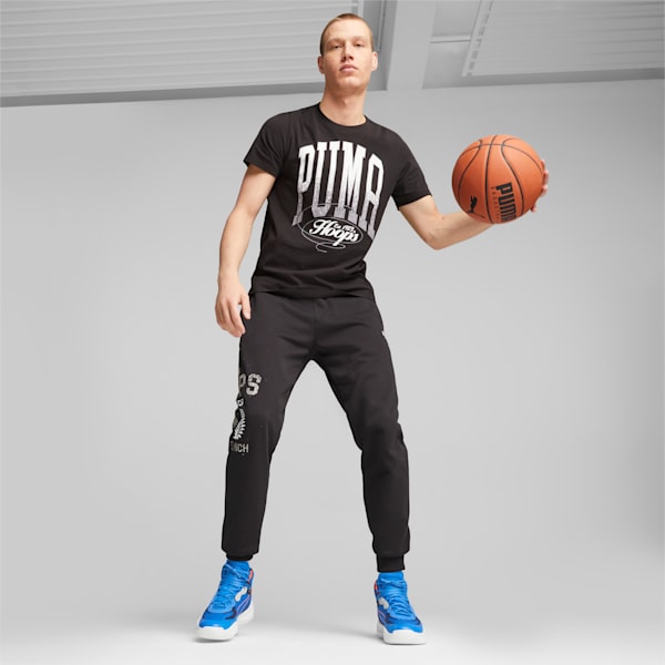 Playmaker Pro Mid Men's Sneakers, PUMA Black-Persian Blue-Fire Orchid-Ultra Blue, extralarge-IND