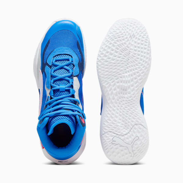 Playmaker Pro Mid Men's Sneakers, PUMA Black-Persian Blue-Fire Orchid-Ultra Blue, extralarge-IND