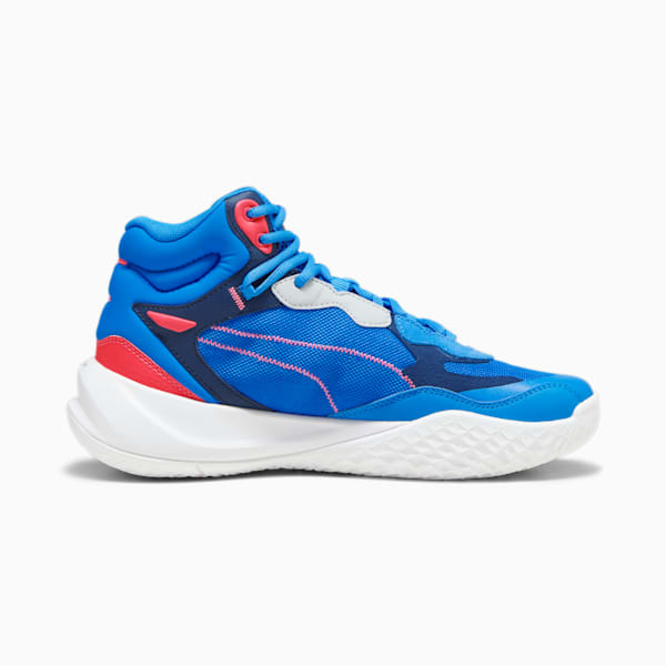 Playmaker Pro Mid Men's Sneakers, PUMA Black-Persian Blue-Fire Orchid-Ultra Blue, extralarge-IND