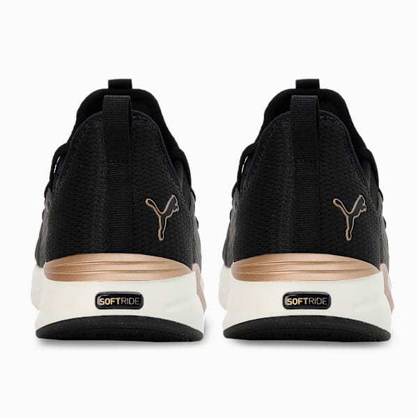 Tenis para correr para mujer Softride Sophia 2, PUMA Black-PUMA Gold-Warm White, extralarge