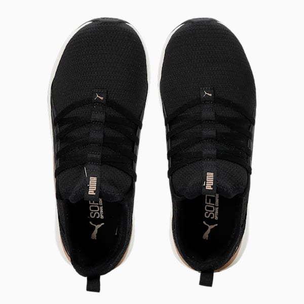 SOFTRIDE Sophia 2 Women's Running Shoes, PUMA Black-PUMA Gold-Warm White, extralarge-IND