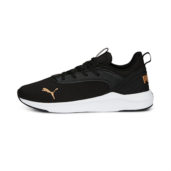 SOFTRIDE Flair Women's Running Shoes, PUMA Black-PUMA Gold, extralarge-IND