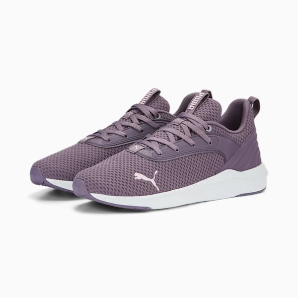 SOFTRIDE Flair Women's Running Shoes, Purple Charcoal-Pearl Pink, extralarge-IND