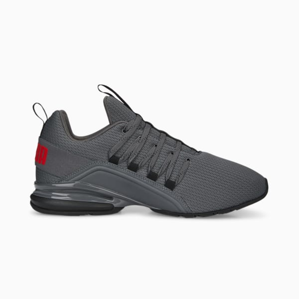 Axelion Refresh Running Shoes Men, PUMA Black-Cool Dark Gray-PUMA Red