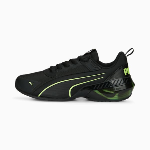 X-Cell Uprise Soft Focus Unisex Running Shoes, PUMA Black-Fast Yellow, extralarge-IND