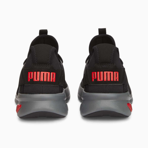 SOFTRIDE Enzo Evo Logo Running Shoes, PUMA Black-For All Time Red, extralarge-IND