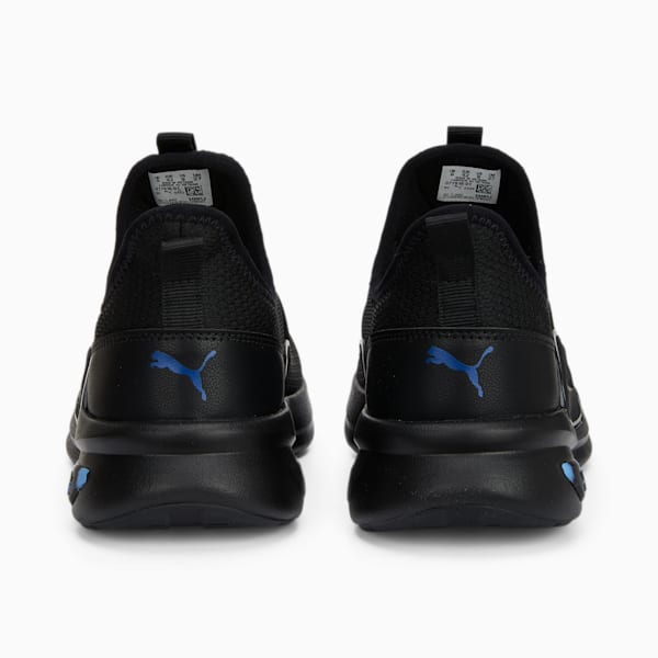 SOFTRIDE Enzo Evo Slip Unisex Running Shoes, PUMA Black-Blazing Blue, extralarge-IND