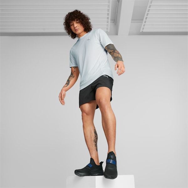 Softride Enzo Evo Slip Unisex Running Shoes, PUMA Black-Blazing Blue