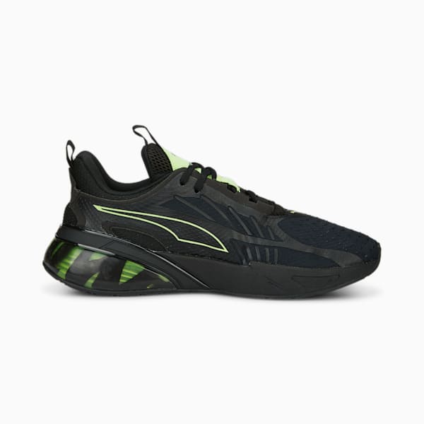 X-Cell Action Soft Focus Unisex Running Shoes, PUMA Black-Fast Yellow-PUMA White, extralarge-AUS