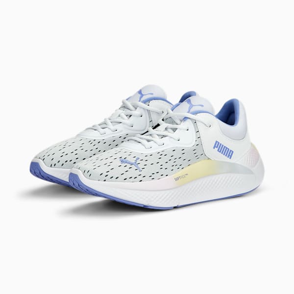 Softride Pro Nova Shine Women's Running Shoes, PUMA White-Elektro Purple