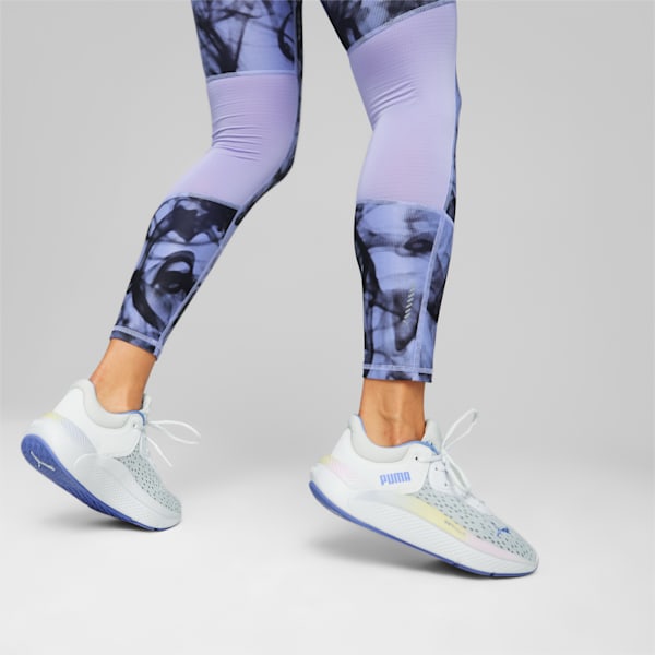 Softride Pro Nova Shine Women's Running Shoes, PUMA White-Elektro Purple